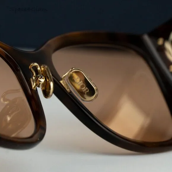 BRAND NEW Dior 30MONTAIGNE B2U CD40082U 53Y 26L0 Havana Brown Women Sunglasses - Picture 8 of 12
